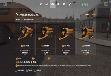 Coolamon chaser bins pack v1.0