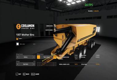 Coolamon chaser bins pack v1.0