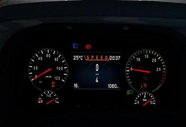 Custom Dashboard for SCS Mercedes MP3 1.35.x