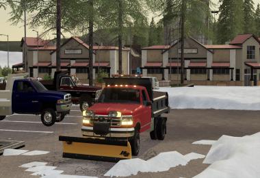 EXP19 One ton dump pack with Fisher plow v1.0