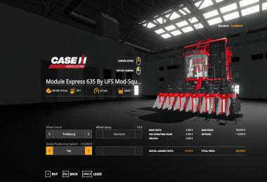FS19 CaseIH 635 By UFS Mod Squad v1.0.0.0