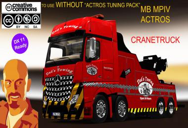 MB ACTROS MPIV CRANETRUCK NO ACTROS TUNING PACK 1.35.x