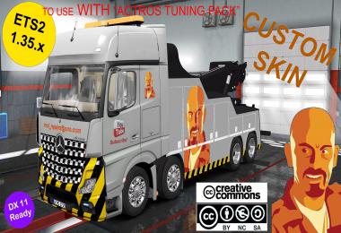 MB ACTROS MPIV CRANETRUCK CUSTOM SKIN 1.35.x DX11