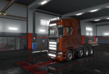 Panel Led Lights ETS2 1.35.x