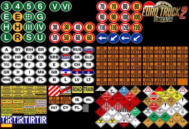 Signs on your Truck v1.1.1.89 by Tobrago 1.35.x