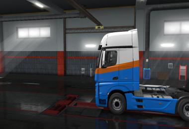 SKIN bakker & schilder – Mercedes New actros  – ETS2 1.35.x
