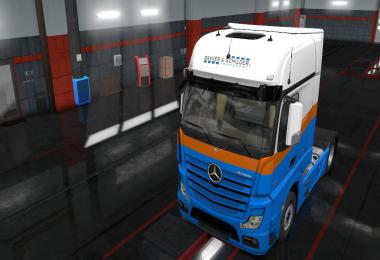 SKIN bakker & schilder – Mercedes New actros  – ETS2 1.35.x
