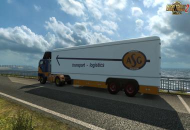 Trailer Kassbohrer v1.15 for Volvo F88 by XBS 1.35.x