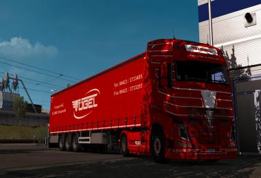 Vogel Volvo red skin 1.35