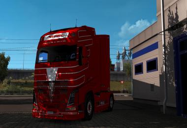 Vogel Volvo red skin 1.35
