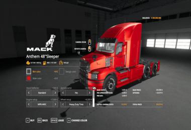 2018 Mack Anthem 48 Sleeper v1.0.0.0