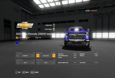2020 chevy 2500HD lowered v1.0