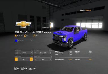 2020 chevy 2500HD lowered v1.0
