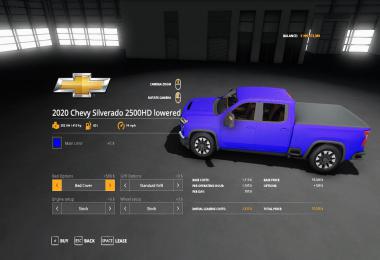2020 chevy 2500HD lowered v1.0