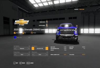 2020 chevy 2500HD lowered v1.0