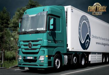 Cabin sounds for Mercedes Actros MP3 V6 410 1.35.x