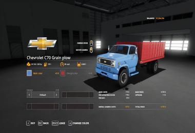 Chevy C70 grain plow truck v1.0
