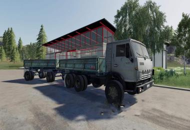 Kamaz 5320 and trailer GBK-8551 v2.1