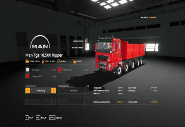 MAN TGS 18.500 Kipper v1.0.1.0