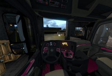 Mercedes Actros MP4 Colored Dashboard v2.0