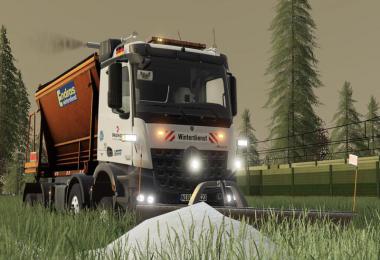 Mercedes Arocs winter service + snowfall v2.0