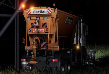 Mercedes Arocs winter service + snowfall v2.0