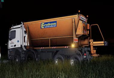 Mercedes Arocs winter service + snowfall v2.0