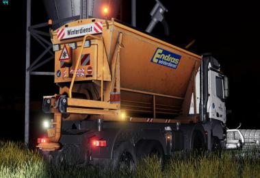 Mercedes Arocs winter service + snowfall v2.0