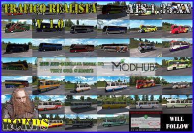 Realistic traffic v1.0 for ATS 1.35 by Rockeropasiempre