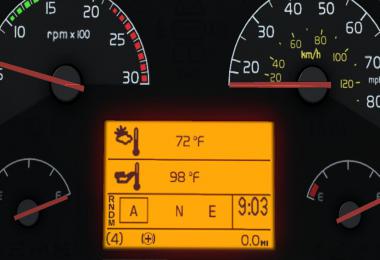 Realistic Volvo VNL Dashboard Computer 1.36.x