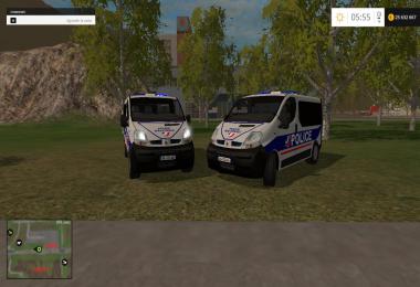 Renault Trafic Police Nationale Version (CRS) v1.0