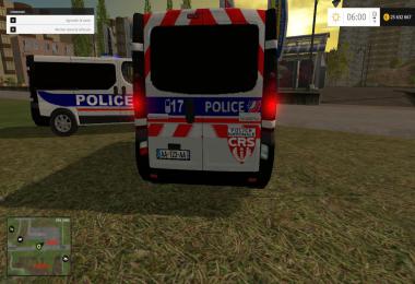 Renault Trafic Police Nationale Version (CRS) v1.0