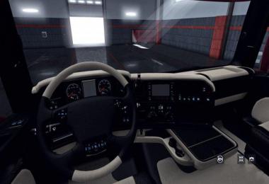 SCANIA RJL BLACK - BEIGE 6 SERIES EXCLUSIV INTERIOR v1.0