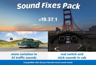 Sound Fixes Pack v19.37.1 ATS 1.36 beta