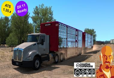 WILSON LIVESTOCK TRAILERS REWORKED ATS 1.35.x
