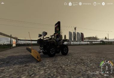 Yamaha Grizzly snow plow 1.0