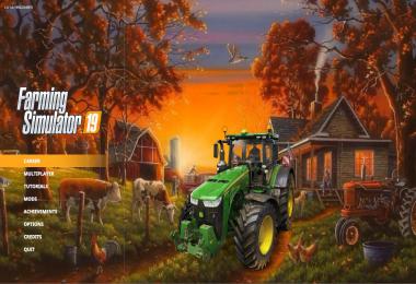 FS19 AUTUMN FARM MENU BACKGROUND v1.0