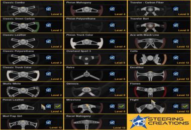 Steering Creations Pack dlc from ATS for Ets2 1.36