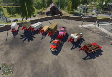 2014 Pickup with semi-trailer and autoload v1.4