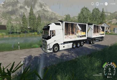 FH16 Woodchips and trailer v1.3