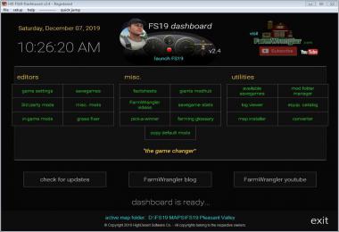 FS19 Dashboard v2.4
