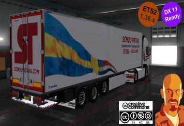 KRONE SCHOUWSTRA TRAILERS ETS2 DX11 1.36.x