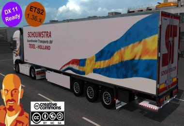 KRONE SCHOUWSTRA TRAILERS ETS2 DX11 1.36.x