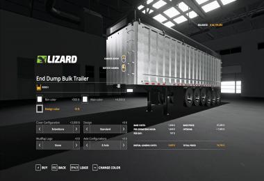 Lizard End Dump Bulk Trailer + Pup Trailer v1.1