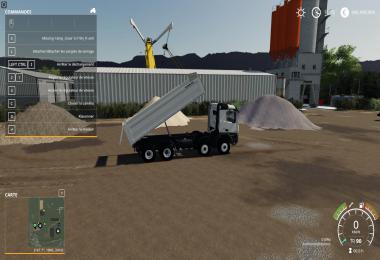 MERCEDES ANTOS AVEC GRUE ELEVATRICE v1.0