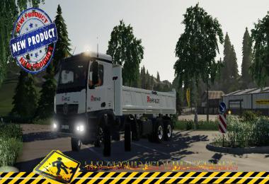 MERCEDES AROCS BENNE EIFFAGE v1.5