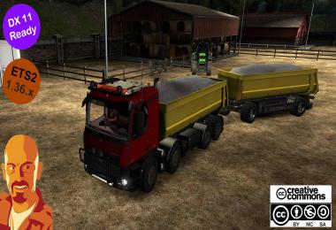 MERCEDES BENZ AROCS AGRAR ETS2 DX11 1.36