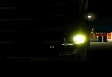 Scania S & R (Next Generation) Yellow Xenon Lights 1.36.x
