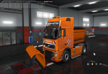 Snowplows for Volvo FH16 2009 and MAN TGX 1.36.x