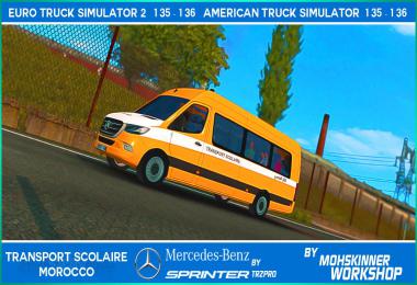Mercedes Sprinter - Transport Scolaire Morocco 1.36